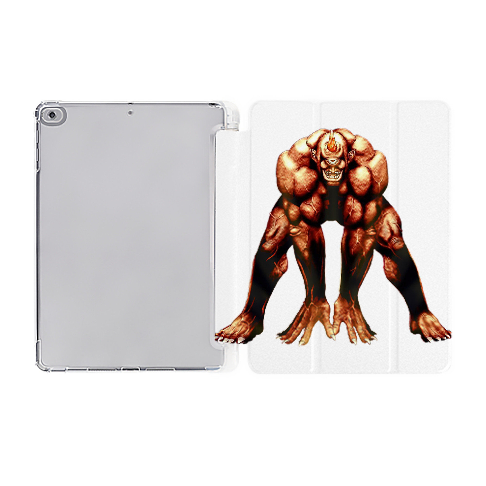 （画像用） 遊☆戯☆王 Yu-Gi-Oh! IPad ケース ペン収納付き 三つ折りスタンド PUレザー×シリコン 対応機種9.5/10.5/10.9インチ